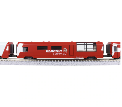 KATO 10-2027 Glacier Express Add-on Set 4 Car N Scale Alps Train