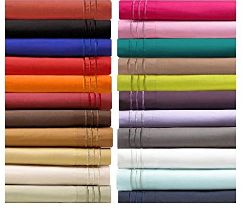 Elegant Comfort Luxury Ultra-Soft 2-Piece Pillowcase Set 1500 Thread Count