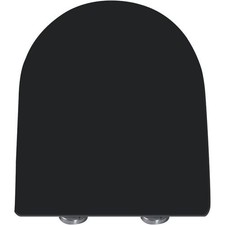 WinZo UF069B Small U Shaped Toilet Seat Soft Closing For Compact D Shape Bowl