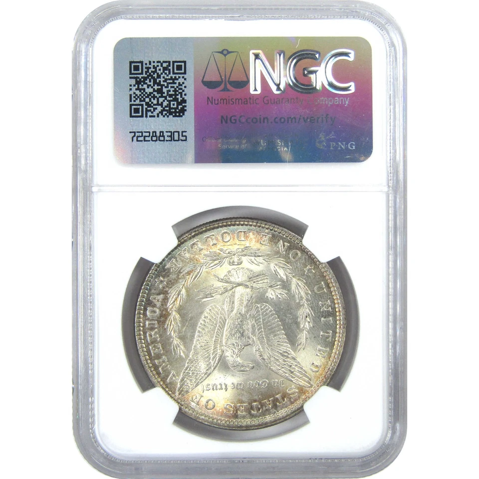 1882 Morgan Dollar MS 63 NGC Silver $1 Uncirculated Coin SKU:I15926 - Image 2 of 4