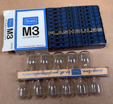 Vintage Sears 11 of 12 Clear Flashbulbs M3 - NEW Old Stock