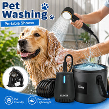 Portable Pet Shower 8000mA Rechargeable Dog Wash Shower Camping Outdoor Bath Kit
