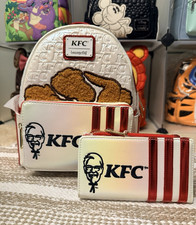 Loungefly KFC Mini Backpack + Matching Zip Wa...
