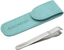 AUSOMTEK Beard  Hair Pluing Tweezers, Fine Eyebrow Tool, Stainl