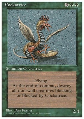 Cockatrice - 4E MTG - Light Play
