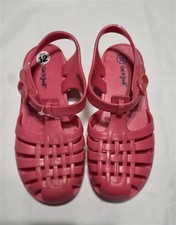 NEW Cat  Jack 12 Sunshine Pink Jelly Girls Strappy Sandal 133374