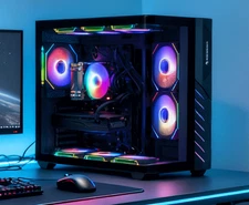 Gaming PC Desktop Intel i9 up to 5.2GHz RTX 3050, 32GB RAM, 1TB SSD, WiFi6 Win11