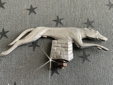 Fahrrad Moped Schutzblechfigur Reiter Emblem Steuerkopfschild | Arcona Windhund