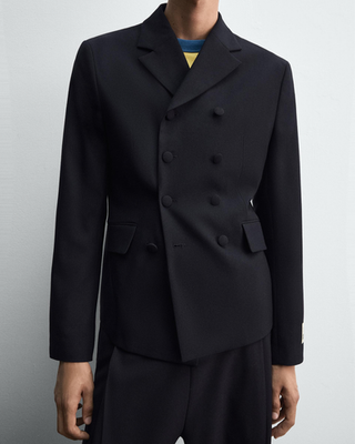 Zara x Harry Lambert x Disney Double Breasted Blazer Size 42 XL