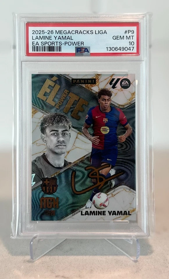 Panini Megacracks Liga Lamine Yamal #P9 PSA 10 - Bild 1 von 2