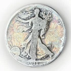 1918 Walking Liberty Half Dollar (Fine, Choice Toning , & Attractive)