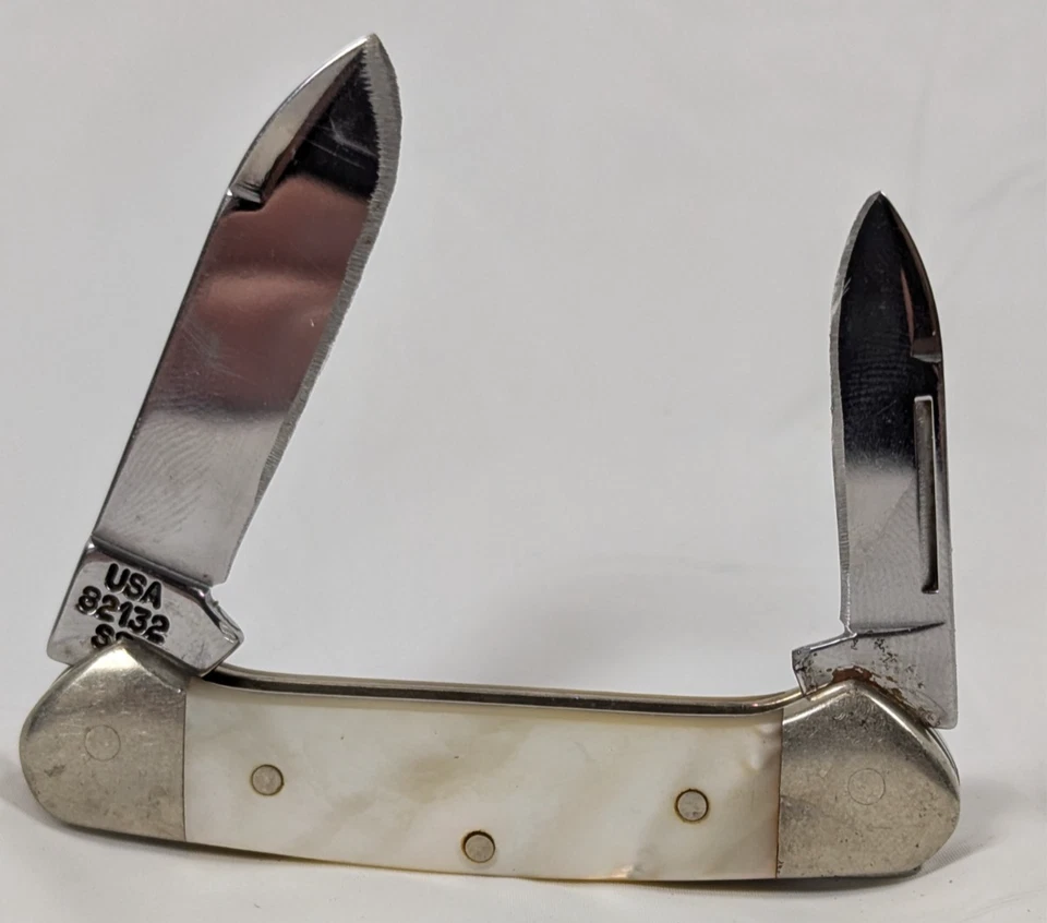 Case XX Pearl Butterbean Pocket Knife – Genuine Mother of Pearl Handle – Vintage - Image 2 of 4