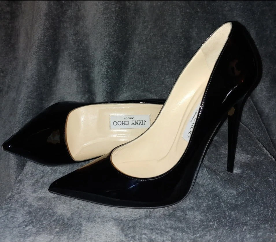 Jimmy Choo Anouk Pump Patent Leather Heels for sale | eBay