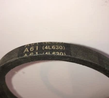 4L630   A61 V-Belt JASON Industrial Brand Factory New (2 Per Sale)