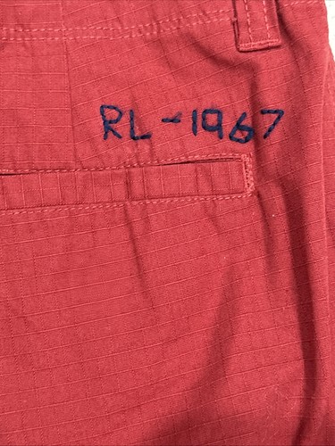 Polo Ralph Lauren Cargo Shorts Size 20 BRICK Older Boys RED NEW NWT - Picture 5 of 8