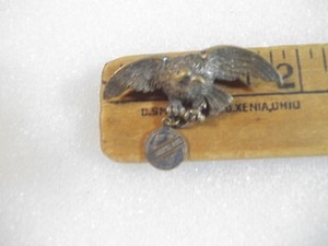 Vintage German  Andenken An Feindesland Eagle Souvenir Medal