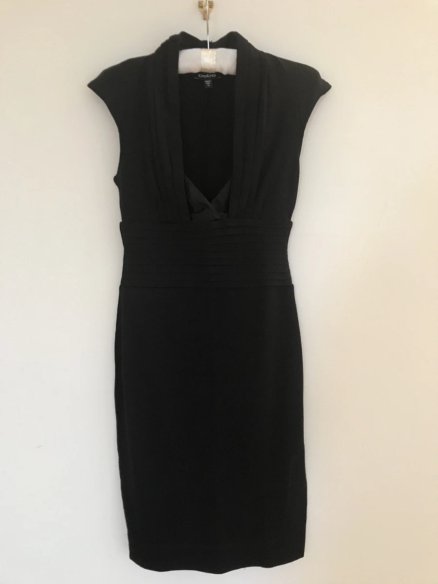 Bebe little black dress top