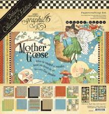 GRAPHIC 45 "MOTHER GOOSE" 2013 DELUXE COLLECTOR'S EDITION  12" X 12"  PAPER
