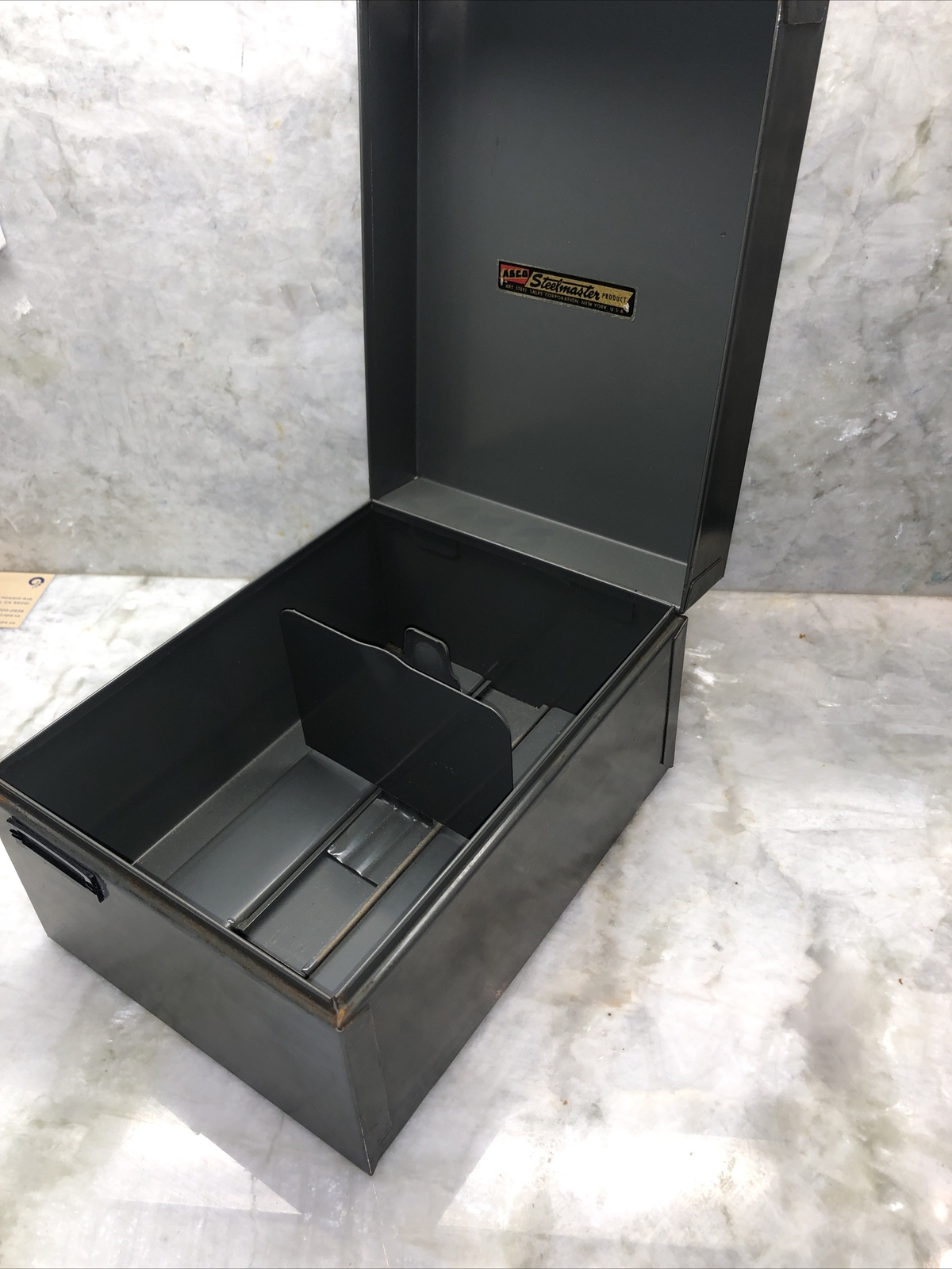 Vtg Steelmaster 3" x 5" Index Card File Drawer Art Steel NY eBay
