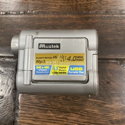 Mustek camera MPEG 4 4.0 Mega Pixels