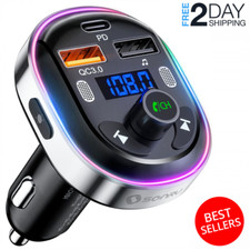 Coche Bluetooth Mp3 Inalambrico Autos kit para Adaptador de Radio Transmisor FM.