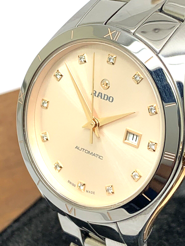 Rado Women's Watch R32043712 Hyperchrome Swiss Automatic Diamond Rose Dial 36mm - Picture 12 of 13