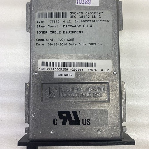 BLONDER TONGUE MICM-45C Ch 4 MINI MICRO MODULATOR - Picture 5 of 5