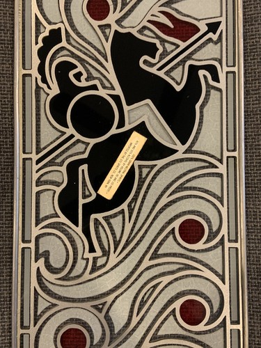 Wyborowa Vodka Stained Glass Window Approx 15” L x 5.5” W Vintage Ex Condition - Picture 8 of 13