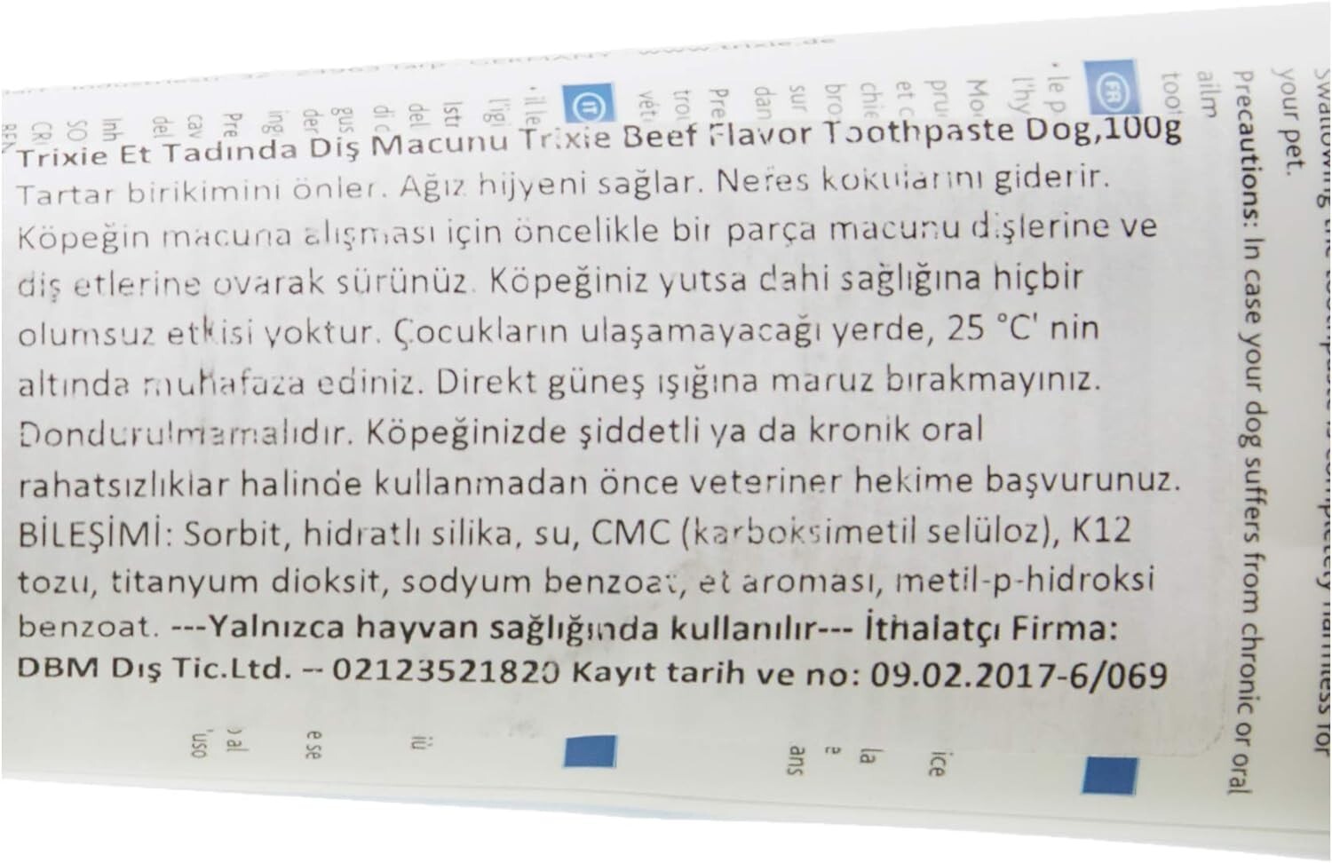 Trixie Toothpaste with Beef Flavour, Dog,100 g (Pack of 1) eBay