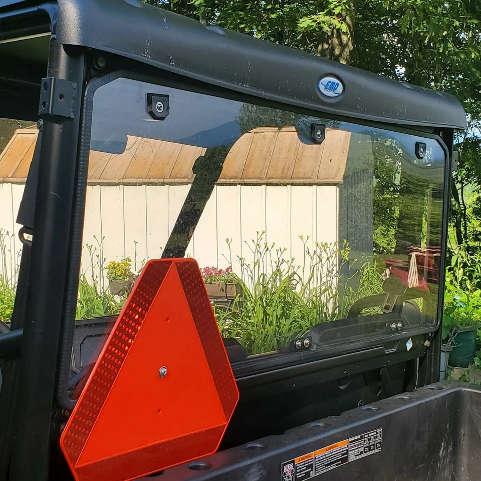 Parabrisas trasero UTV para Polaris Ranger tamaño mediano 500/570/570 doble/EV 2017-2025 Foto 3 de 4