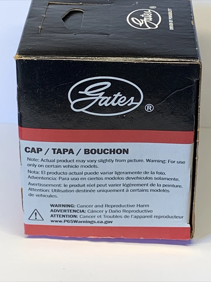 Fuel Tank Cap-OE Equivalent Fuel Cap Gates Part # 31625 Metal - Image 4 of 4