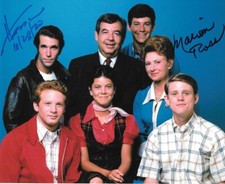 * HENRY WINKLER & MARION ROSS * signed 8x10 photo * HAPPY DAYS * COA * 3