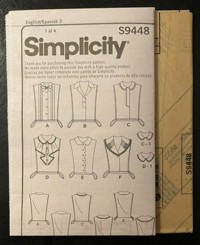 Simplicity S9448 &/oder S9802 (Gr: S-L / XS-XL) Miss 40s Dickey / Morgenmantel, Teddy - Bild 4 von 15