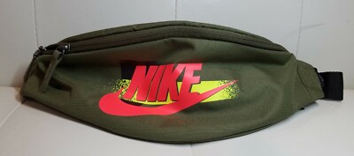 Nike Olive Green Fanny Pack Hip Sling Bag CJ8679-222