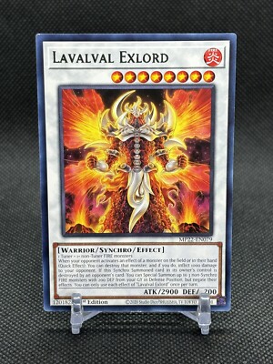 Yugioh! TCG Lavalval Exlord LIOV-EN037 Super Rare Holo 1st Edition NM