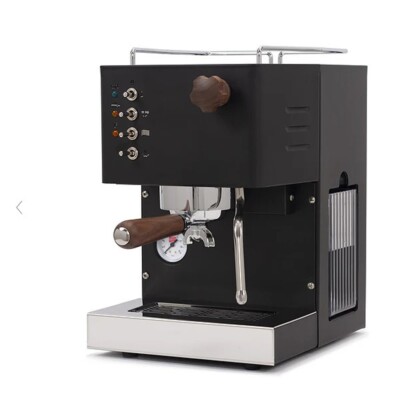 QUICK MILL PIPPA TANK 1 GROUP ESPRESSO COFFEE MACHINE BRAND NEW BLACK & TIMBER