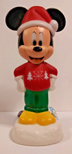 Disney Magic Gemmy Holiday Christmas Mickey Mouse Santa Blow Mold Light Up 14  