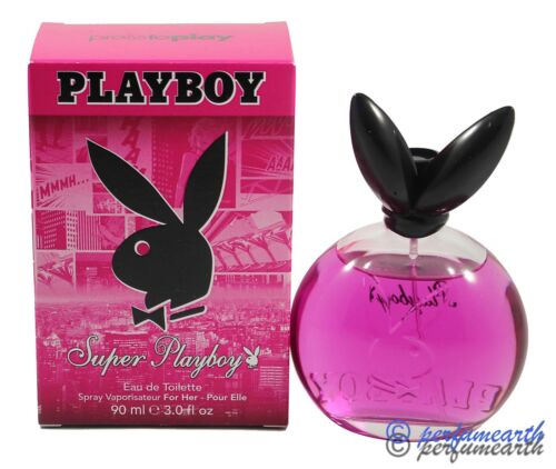 Playboy Super By Play boy 3.0 oz/90 ml. Edt Spray For Women New In Box - Photo 1 sur 1