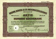Brown Boveri Mannheim BBC ABB 1938 Zürich Västeras ASEA 100 RM Västeras Schwede