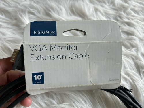 Insignia NS-PV10509 10' PC Monitor Extension Cable Black - Picture 2 of 4