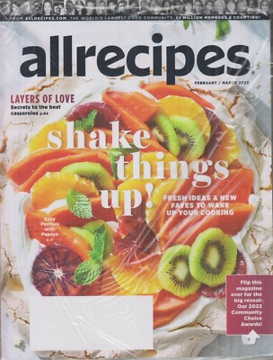 Allrecipes  February March 2022 Shake Things Up! Fresh New Ideas (Magazine: Cook