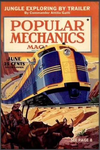 POPULAR MECHANICS 1940ER JAHRE MAGAZIN 120 klassische Ausgabe Sammlung auf USB-Flash-Laufwerk - Bild 1 von 17