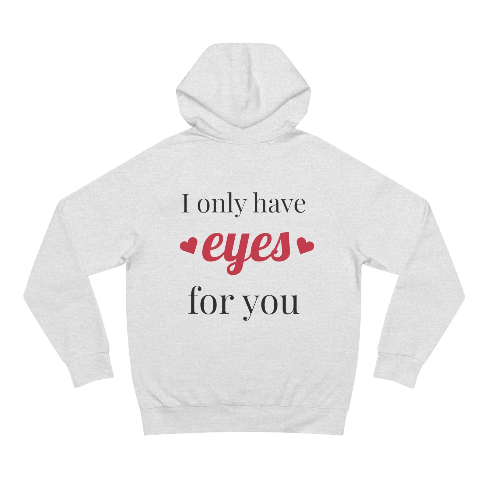 VALENTINO Felpa con cappuccio Valentine Unisex Supply "Ho solo gli occhi per te"