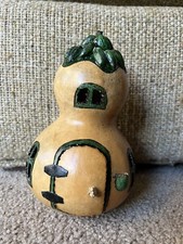 Gourd Fairy House FOLK ART Hand Carved