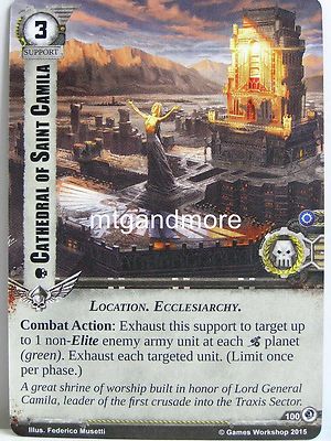 Warhammer 40000 Conquest LCG - Cathedral of Saint Camila  #100 - Wrath of the