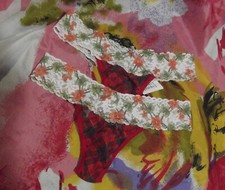 2 NEW HANKY PANKY 49XSSCU TARTAN PETITE LOW RISE THONG PANTIES OS 0-4