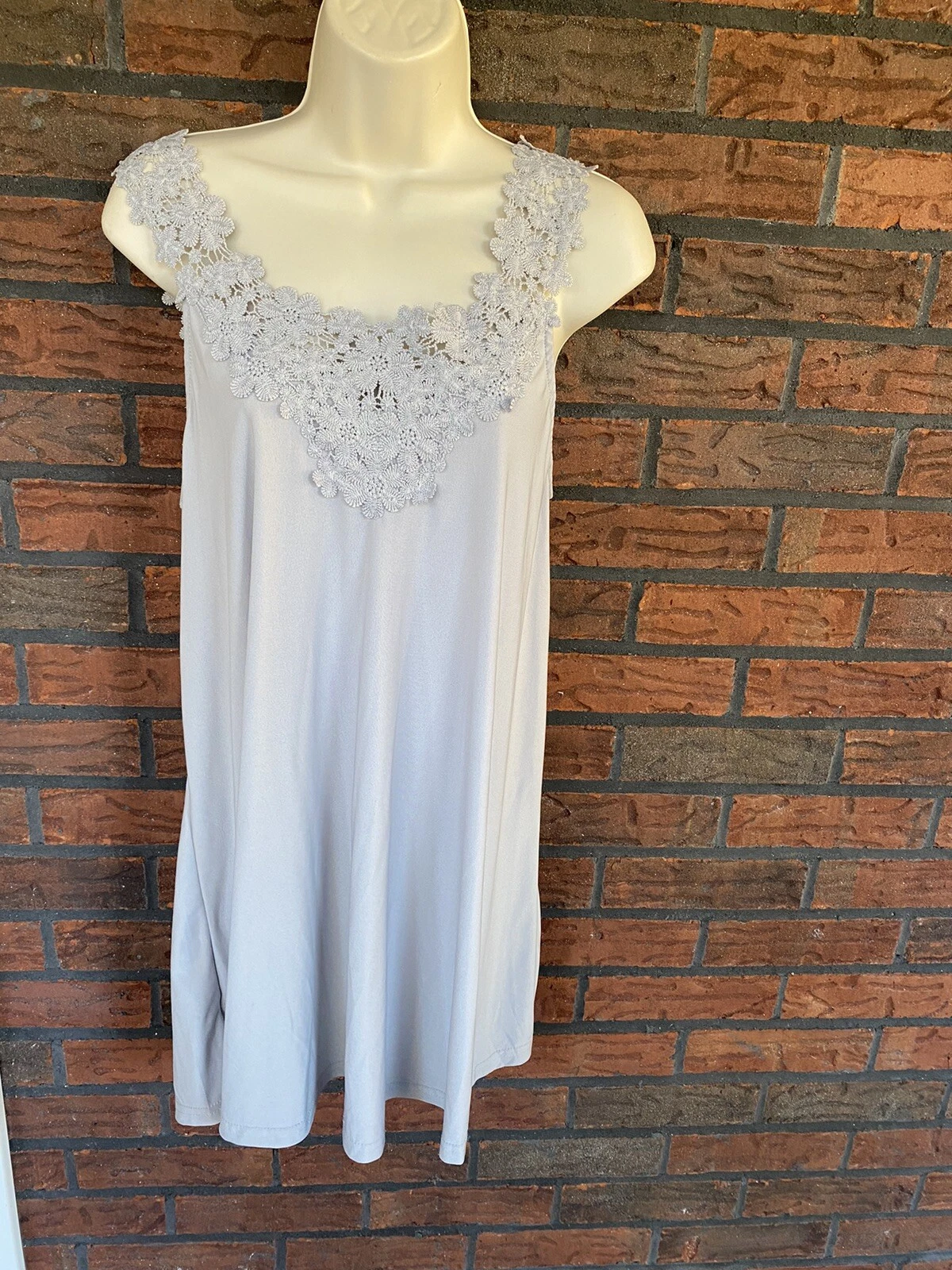 VETEMENTS Abito tunica smanicato piccolo medio WinWin dettaglio pizzo elasticizzato bellissimo retro