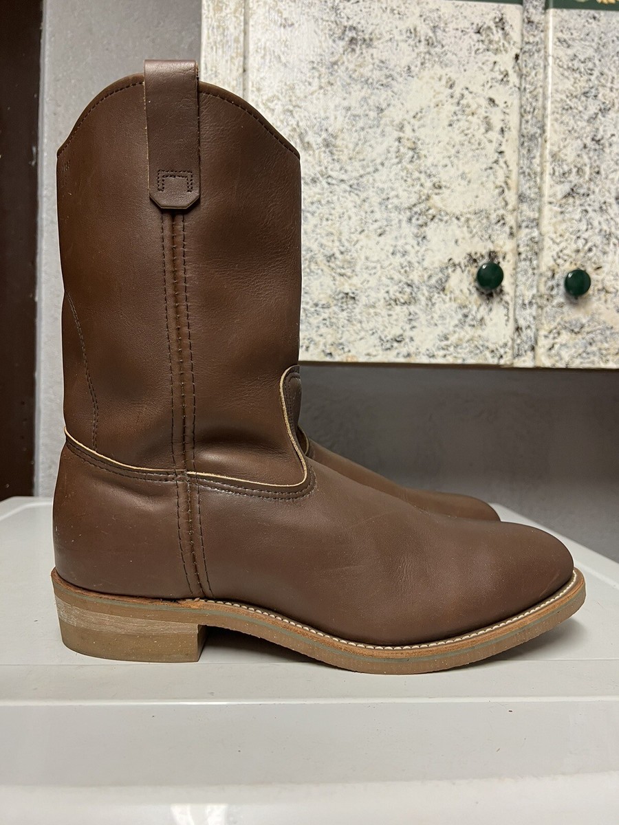 Red Wing 2265 nailseat pull on work boots steel toe leather size 12 EEE Cowboy Red Wing® Men main image 3