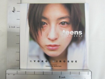 RYOKO HIROSUE Teens 1996-2000 w/CD Photo Fan Book Art Japan