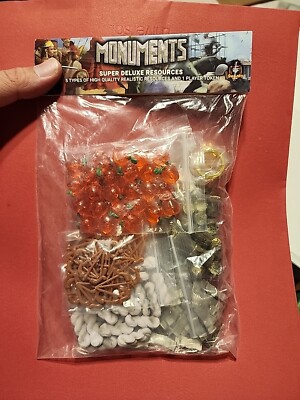 MONUMENTS SUPER DELUXE RESOURCES PACK BOARD GAME EXPANSION BRAND NEW & SEALED